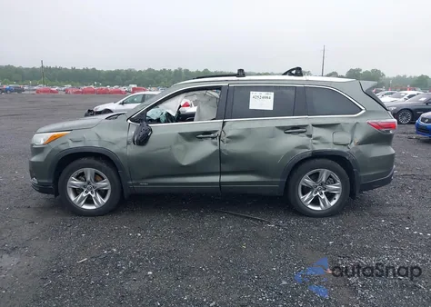 2016 Toyota Highlander Hybrid Limited Platinum V6 from USA, damaged, VIN 5TDDCRFH7GS014866